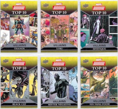 Marvel Annual 2016: Complete Top 10 Villains Set (10)