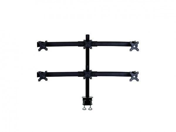 6 Six Hex Monitor Bracket Arm Clamp Base Stand Support Office Trading Gaming - Image 2 of 4