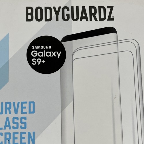 BodyGuardz Pure Arc Samsung Galaxy S9+ Curved Tempered Glass NIB - Picture 2 of 12