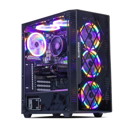 Gaming Desktop Computer, AMD Ryzen 5 5500, GTX1660S 6GB, 16GB DDR4