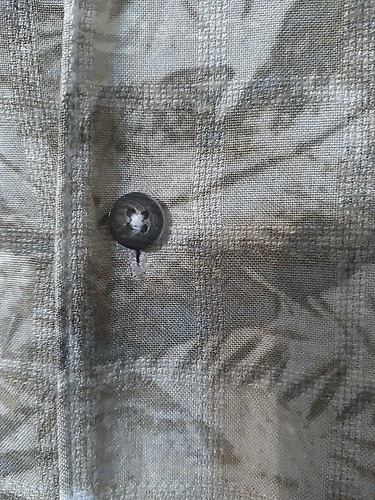 FIELDMASTER 100% Rayon Gr. XL Kurzarm Hemd mit Knopfleiste grün/brn - Bild 3 von 10