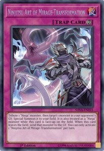 Ninjitsu Art of Mirage-Transformation - SHVA-EN015 - Secret Rare - 1st Edition x