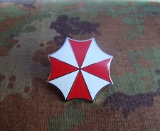RESIDENT EVIL UMBRELLA CORPORATION EMBROIDERED LOGO METAL BADGE BROOCH UMBRELLA