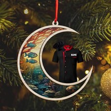 Personalized Chef Christmas Ornaments 2023, Chef Uniform Christmas Hanging Ornam
