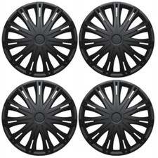 Mercedes Vito Van Wheel Trims Hub Caps Cover Full Set 4 Black Plastic 16 Inch
