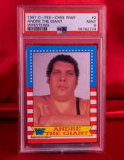 PSA 9 | 1987 O-PEE-CHEE WWF ANDRE THE GIANT #2 | POP 16 | Only 1 Higher | HULK