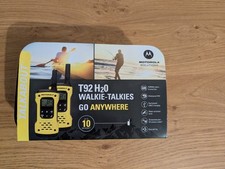 2 x Motorola TLKR T92 Licence-free Two Way Radios H20 Long Range 10km Twin