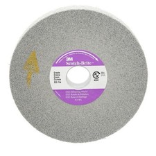 Scotch-Brite EX3 Deburring Wheel, 6 in x 1/2 in x 1 in 9S FIN