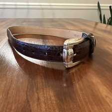 Brighton Belt Animal Print Brown Made In USA Women’s Brown Belt Vintage 34” Long