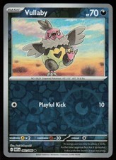 Vullaby 063/086 Common White Flare Pokemon Reverse Holo Near Mint
