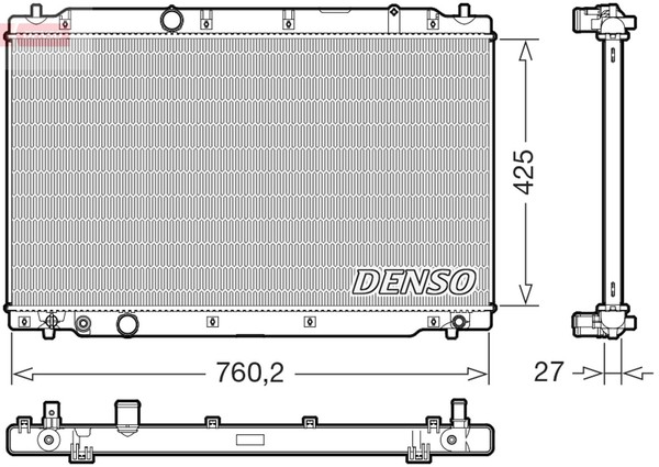 Denso MotorküHler WasserküHler DRM40109 FüR Honda CR 5 AWD RW2 Vtec RW1-image