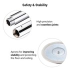 Yescom Static Spinning Dancing Pole Kit 11FT for Party Club Exercise,Silver — photo 3