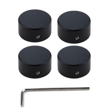 Footswitch Topper Guitar Metal Pedal Button Caps with 1 Hex Wench Increasing ...
