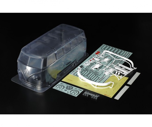 Volkswagen Type 2 T1 Karosserie 1:10 Tamiya Lexan Unlackiert-image