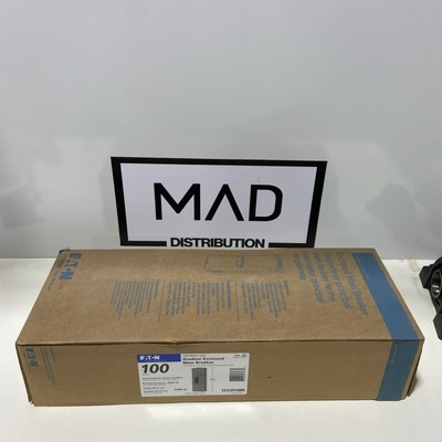 #ad EATON ECCVH100R Outdoor Enclosure Main Breaker 100A NEW IN BOX $184.97