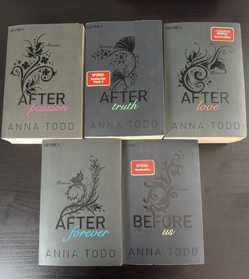 5x Anna Todd: After Passion/ After Truth/ After Love/ After Forever/ Before Us