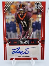 2022 Leaf Tre Turner WR Las Vegas Raiders #BA-TT1 (Auto/RC)