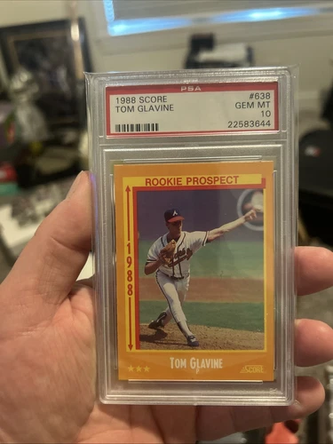 1988 Score - Tom Glavine #638 (RC) Psa 10