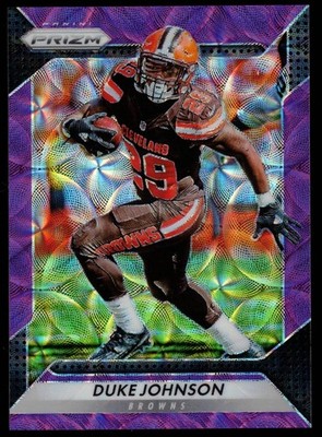 Duke Johnson - 2016 Panini Prizm Purple Scope Prizm 1/99 #148 BOOKEND FREE SHIP