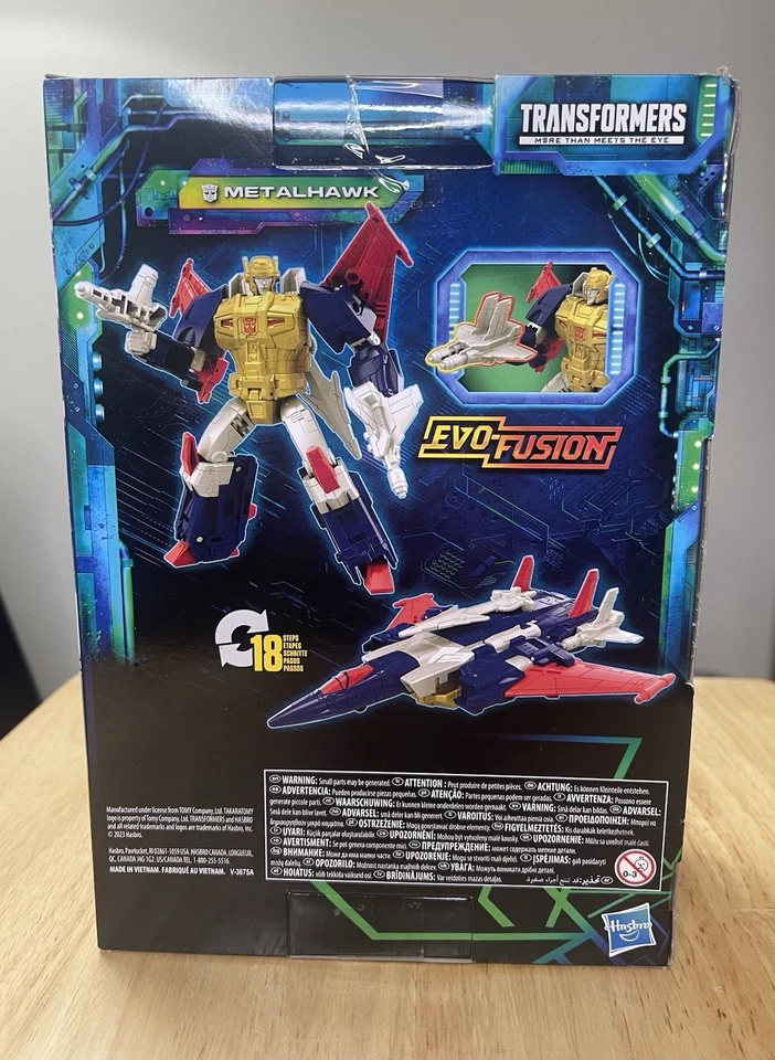 Transformers Legacy Action Figures Toy Set - METALHAWK and SKULLGRIN - NEW!! - Image 3 of 4