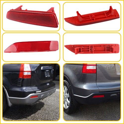 Luz reflectora de parachoques trasero izquierdo rojo para Honda CRV 33555SWA003 HO2830102 EE. UU. - Imagen 4 de 16