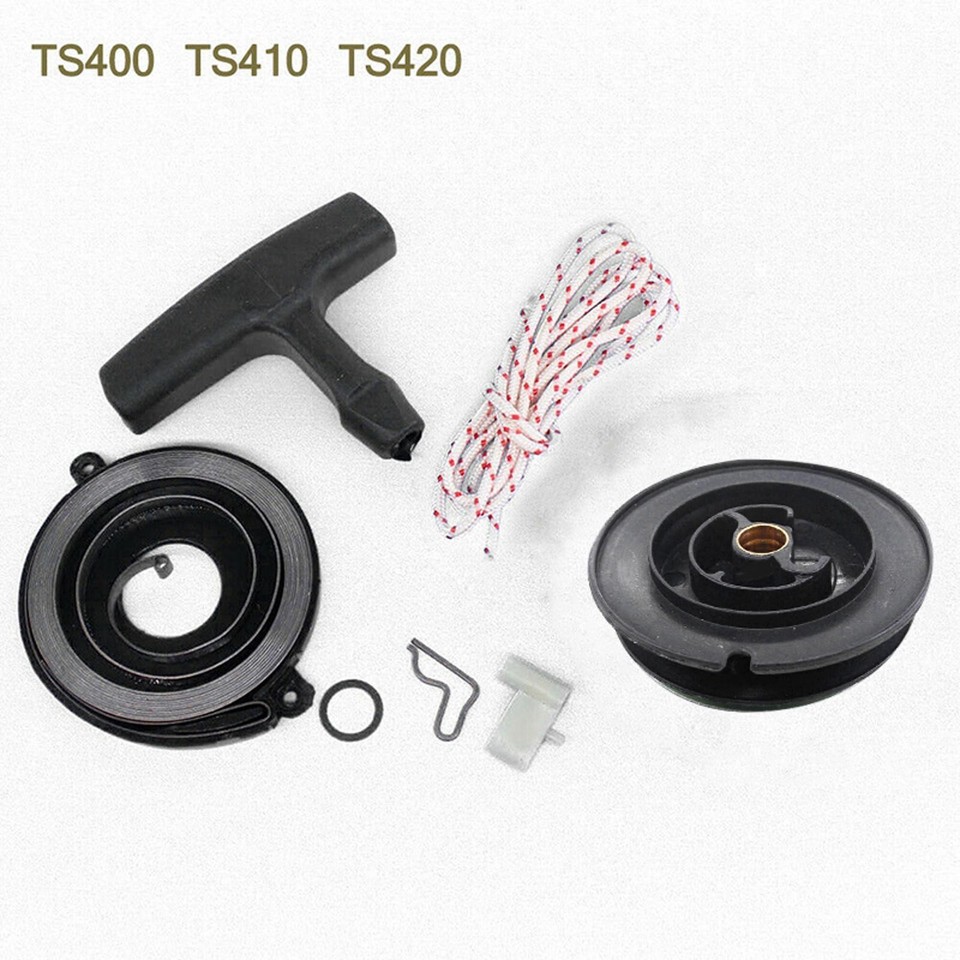 Cut Off Rope Recoil Starter Handle Rope Repair Kit For STIHL Cut-Off Saw TS400 TS410 ...