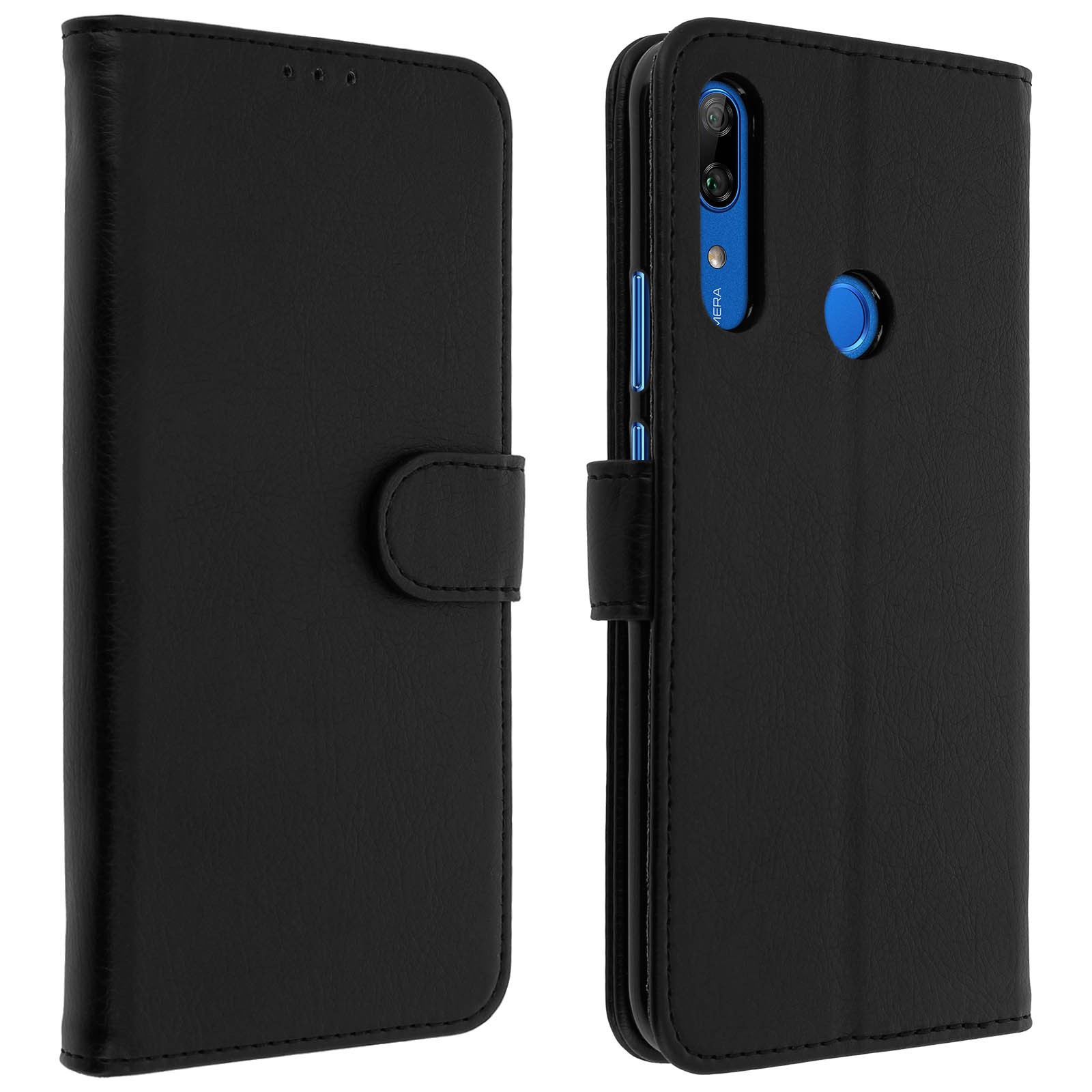 Housse magnétique antichoc avec porte-carte intégré pour Huawei Y9 Prime 2019