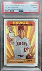 2018 TOPPS HERITAGE SHOHEI OHTANI ROOKIE PERFORMERS RC PSA 9 #RP-SO