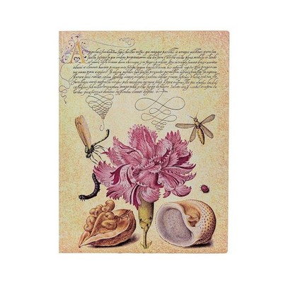 Pink Carnation (Mira Botanica) Ultra Lined Softcover Flexi Journal (Elastic Band