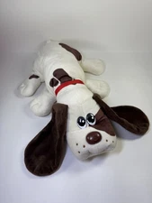 Basic Fun Pound Puppies White and Brown Plush Dog , 18"