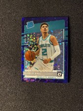 2020 Panini  Optic Rated Rookie LaMelo Ball #153 Blue Fast Break Prizm /50 (RC)
