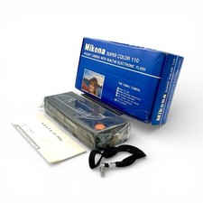 Mikona Super Color 110 Film Camera w/ Box Flash Unused Vintage Made in Taiwan