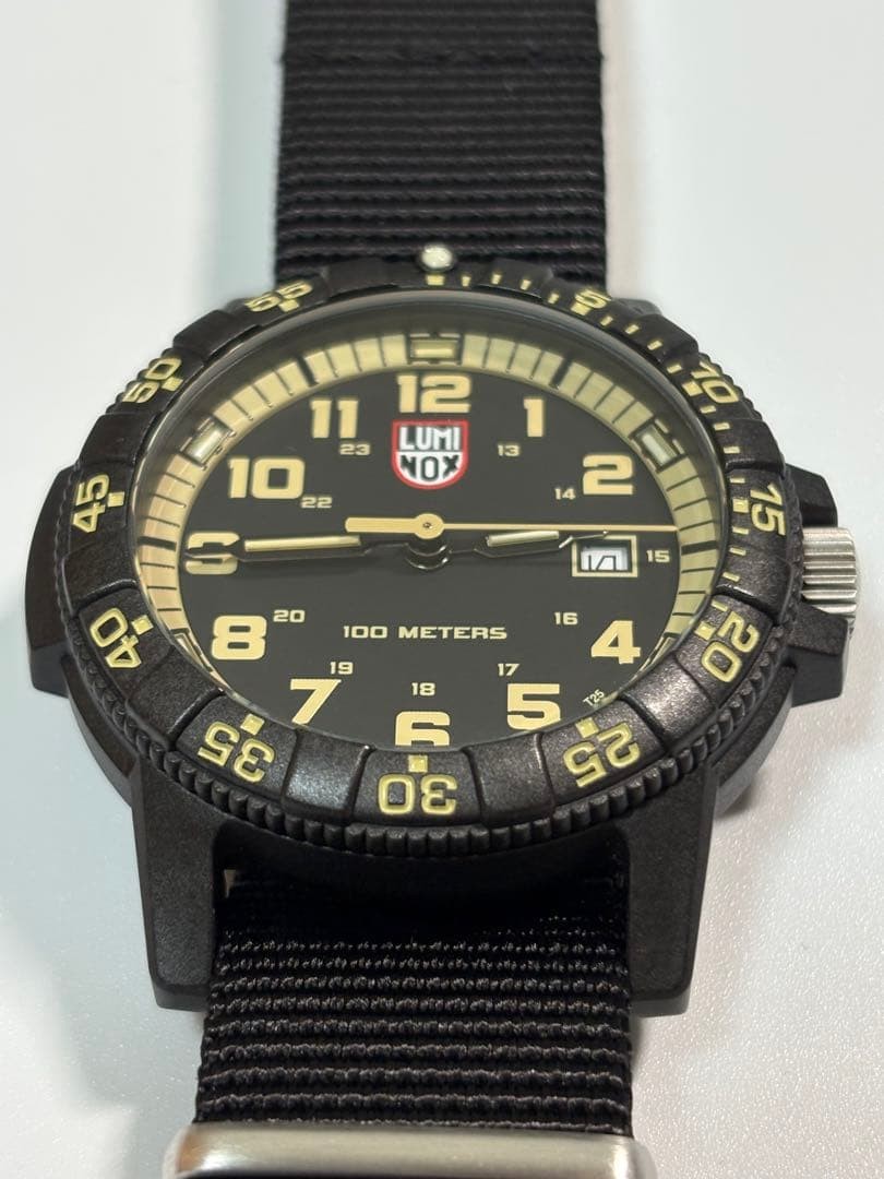 Luminox Leatherback Sea Turtle XS Series Watch Men Black Quartz Used/near new image 6