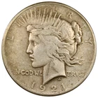 1921 High Relief Peace Dollar XF+ EXTRA FINE Details Grafitti A2465