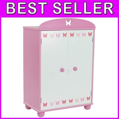 Butterfly Doll Closet Furniture - Fits American Girl-
