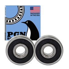 2 PCS 6301-2RS Chrome Steel Sealed Ball Bearings 12x37x12mm Rubber Seal
