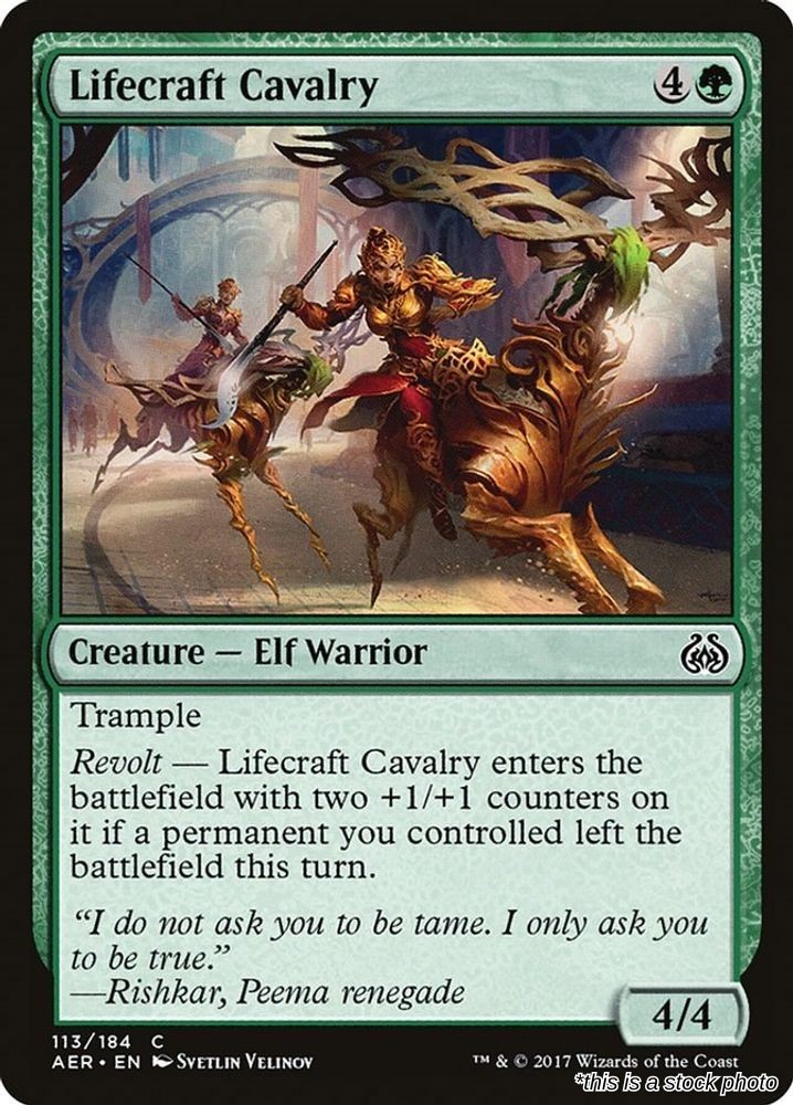 Magic Lifecraft Cavalry 113 NM Aether Revolt AER