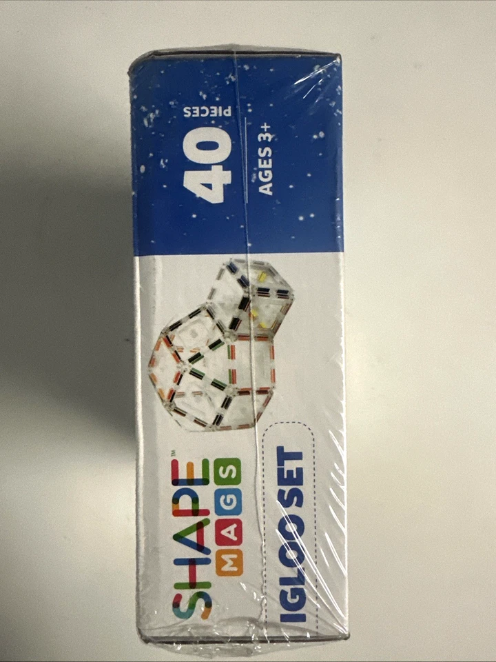 Rainbow Mags 40 piece glass color Magnetic tiles with   - THE IGLOO SET NEW SEAL - Image 3 of 4