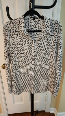 Comma, Blouse Women's Size 40 Multicolor Long Sleeve Lightweight
