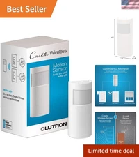 Enhanced Caseta Smart Lighting Motion Sensor - Long Battery Life and Easy Setup