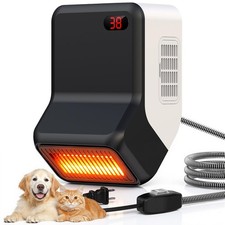 Dog House Heater With Thermostat, Pet Heater With Safe Overheat Protection 6FT