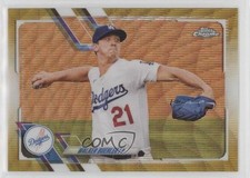 2021 Topps Chrome Gold Wave Refractor 27/50 Walker Buehler #157