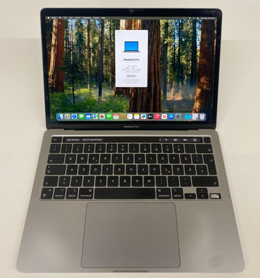 Apple MacBook Pro A2338 13,3'' M1 8GB RAM 256GB SSD Grade C DEU 324 Zyklen