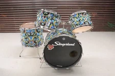 Slingerland 4pc Drum Kit Set Vintage 1970's 24/18/14/13"