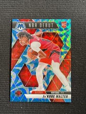 Jakobe Walter 2024-25 Panini Mosaic RC NBA Debut Reactive Blue #253