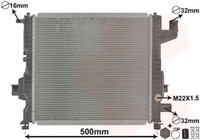 KüHler, Motor KüHlung 43002262 VAN Wezel FüR Renault