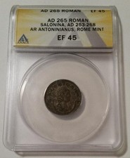 Roman Empire Salonina AD 253-268 AD AR Antoninianus Rome Mint XF45 ANACS