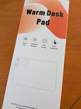 Heated Desk Pad Smart Adjustment Auto Shut-Off Grey Mouse Pad 31.5" x 13"