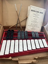 Walberg & Auge 18 Keys Song & Bells Chimes Xylophone Complete 1930's in Box