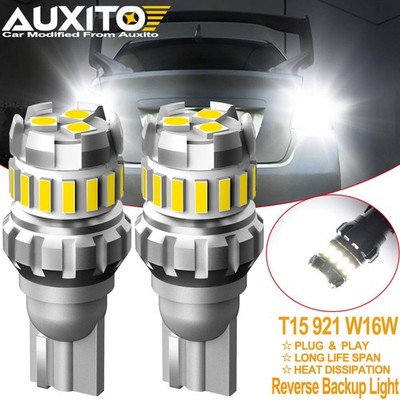 AUXITO T15 Extreme Bright Error Free CANBUS LED Back up Reverse Light Bulb WHITE